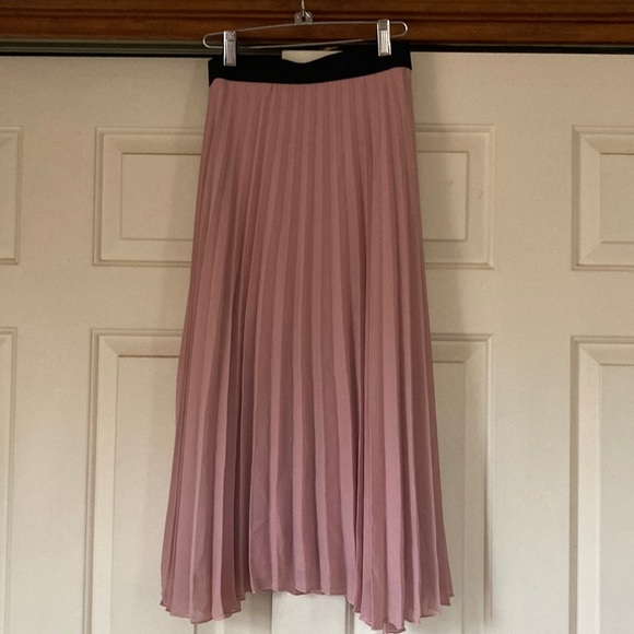 D.Exterior Pale Pink Pleated Skirt 50891 5NUDO main image 1